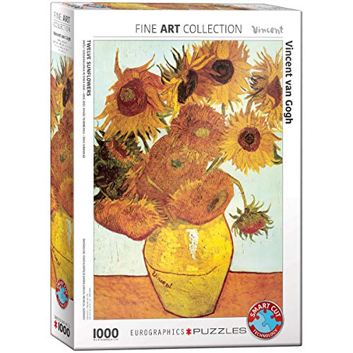 Eurographics 1000 Teile - Zwölf Sonnenblumen Vase von EuroGraphics