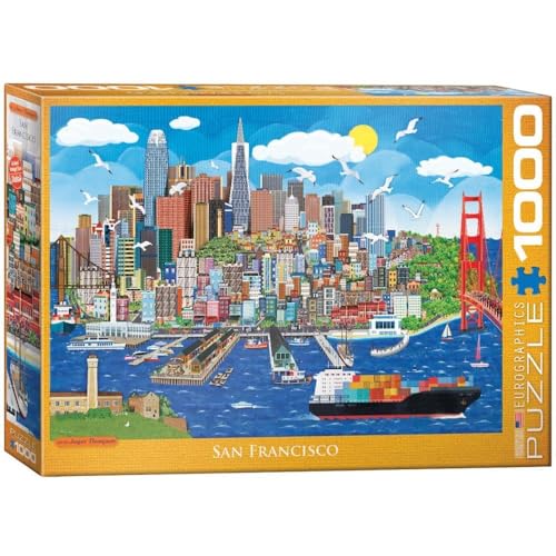 EuroGraphics San Francisco by Jasper Tompson Puzzle 1000 Teile von EuroGraphics