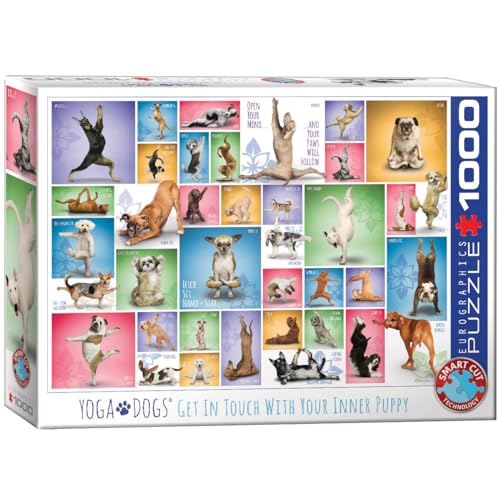 EuroGraphics Yoga Dogs, 1000 Teile Puzzle, Mehrfarbig von EuroGraphics
