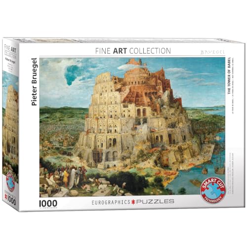 Eurographics 1000 Teile - Der Turm zu Babel von Bruegel, 68x48cm von EuroGraphics