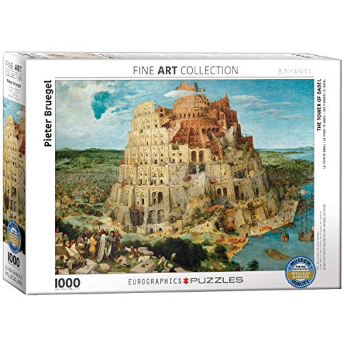 Eurographics 1000 Teile - Der Turm zu Babel von Bruegel, 68x48cm von EuroGraphics