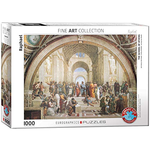EuroGraphics EG60004141 Puzzle Die Schule von Athen von Raffael, mehrfarbig von EuroGraphics