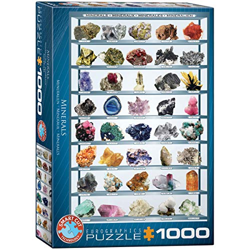 EuroGraphics Puzzle Mineralien 6000-2008 mehrfarbig einheitsgröße von EuroGraphics