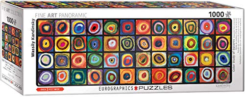 Eurographics 1000 Teile Panorama - Farbquadrat-Collage, Kandinsky von EuroGraphics