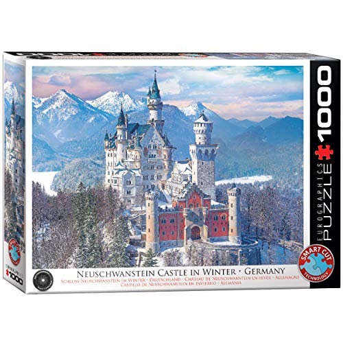 Eurographics 1000 Teile - Schloss Neuschwanstein Winter, 48x68cm von EuroGraphics