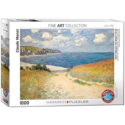 Eurographics 1000 Teile - Strandweg zwischen Weizenfeldern von Claude Monet, 48x68cm von EuroGraphics