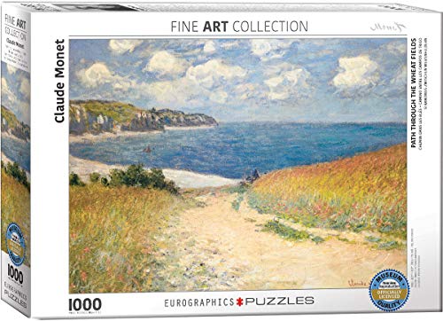 Eurographics 1000 Teile - Strandweg zwischen Weizenfeldern von Claude Monet, 48x68cm von EuroGraphics