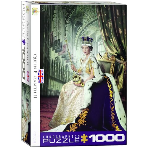 EuroGraphics 6000-0919 15.240–2.334,3 cm Queen Elizabeth II Puzzle (1000 Teile) von EuroGraphics