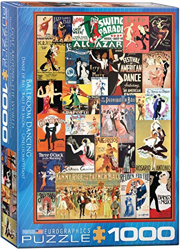 EuroGraphics 15.240–2.377,4 cm Ballroom Dancing Puzzle (1000 Teile) 6000-0936 von EuroGraphics