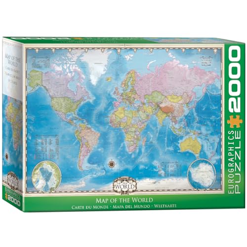 Eurographics 2000 Teile - EuroGraphics Map of the World von EuroGraphics