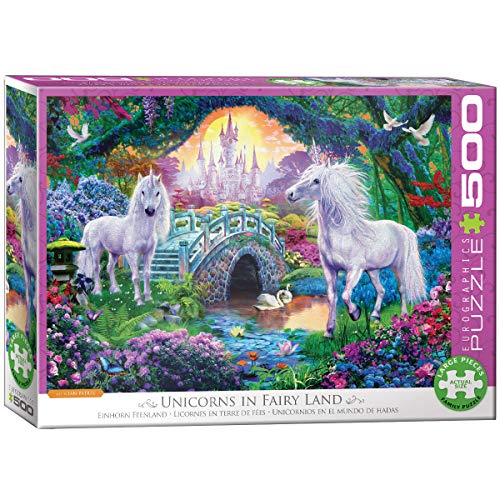 EuroGraphics Puzzle Einhorn Feenland, mehrfarbig, 6500-5363 von EuroGraphics