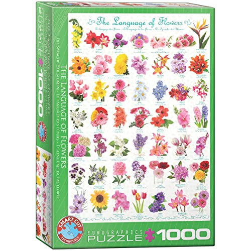 Eurographics 6000-0579 The Language of Flowers Puzzle, Mehrfarbig, 68x48cm von EuroGraphics