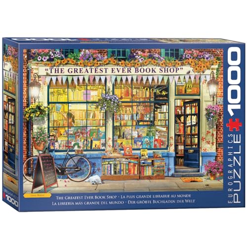 Eurographics 1000 Teile - Der großartigste Buchladen, 48x68cm, Blau, Lila, Rot, Gelb Eurographics 1000 Teile - Der großartigste Buchladen, 48x68cm, Blau, Lila, Rot, Gelb von EuroGraphics