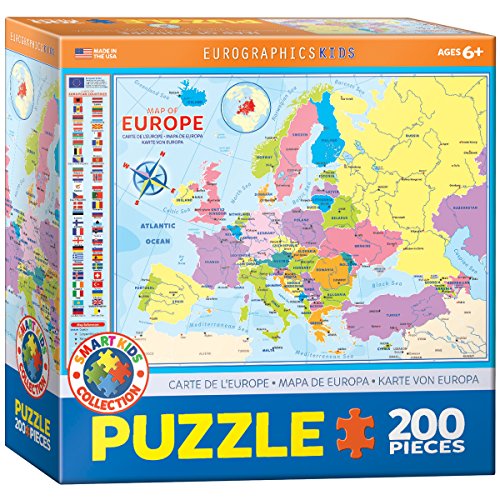 EuroGraphics 6200-5374 Map of Europe 200-Piece Puzzle, Verschieden von EuroGraphics