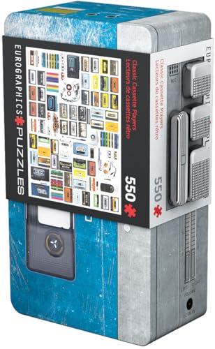 Eurographics Classic Kassetten-Spieler, Puzzledose 550 Teile, Blech/Tins Puzzle von EuroGraphics