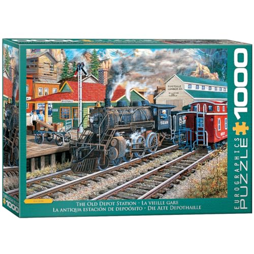 The Old Depot Station by Ken Zylla 1000 PC Puzzle von EuroGraphics