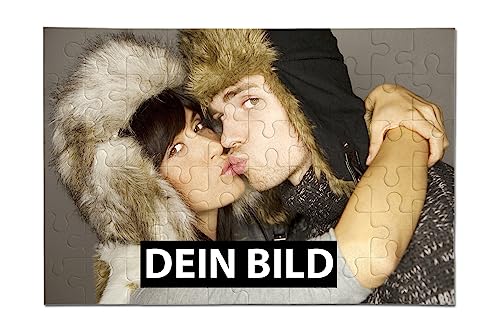 Foto-Puzzle mit eigenem Bild und Wunschtext personalisiert | 120 Teile | Puzzle mit Ihrem Foto Bedruckt von Eurofoto