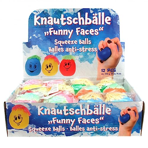 6 x XXL Wutball Knetball Knautschball Antistressball Ball Lachgesicht Funny Face Spielzeug Tombola Giveaway Kindergeburtstag 6 x XXL Wutball Knetball Knautschball Antistressball Ball Lachgesicht Funny Face Spielzeug Tombola Giveaway Kindergeburtstag von Eurofuchs24