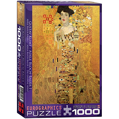 Adele Bloch-Bauer I by Gustav Klimt 1000 Teile Puzzle Puzzle 48,3 x 68,6 cm Adele Bloch-Bauer I by Gustav Klimt 1000 Teile Puzzle Puzzle 48,3 x 68,6 cm von Eurographics