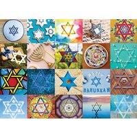 Davidstern Collage - Chanukka von Eurographics