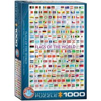 Eurographics 6000-0128 - Flaggen der Welt , Puzzle, 1.000 Teile von Eurographics