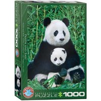 Puzzle 1000 Teile - Panda & Baby von Eurographics