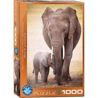 Elephant & Baby (Puzzle) von Eurographics
