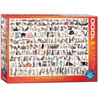 Eurographics 6000-0580 - Katzenwelt , Puzzle, 1.000 Teile von Eurographics