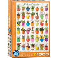 Puzzle 1000 Teile - Cacti & Succulents von Eurographics