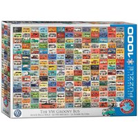 Eurographics 6000-0783 - Bunte Bulli Welt , Puzzle, 1.000 Teile von Eurographics