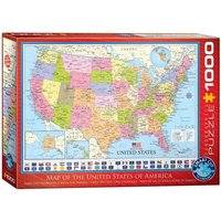 Eurographics 6000-0788 - Karte der Vereinigten Staaten von Amerika, Puzzle, 1.000 Teile Eurographics 6000-0788 - Karte der Vereinigten Staaten von Amerika, Puzzle, 1.000 Teile von Eurographics