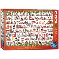 Eurographics 6000-0940 - Weihnachtskzatzen , Puzzle, 1.000 Teile von Eurographics