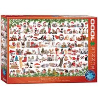Eurographics 6000-0940 - Weihnachtskzatzen , Puzzle, 1.000 Teile von Eurographics
