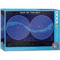 Puzzle 1000 Teile - Map of the Sky von Eurographics