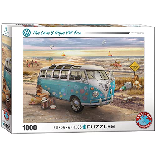 Eurographics 1000 Teile - Love & Hope VW Bus von EuroGraphics