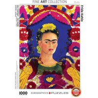 Eurographics 6000-5425 - Selbstbildnis - der Rahmen von Frida Kahlo , Puzzle, 1.000 Teile von Eurographics
