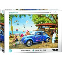 Eurographics 6000-5683 - VW Beetle Surf Shack, Puzzle, 1.000 Teile von Eurographics