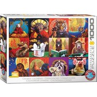 Eurographics 6000-5694 - Chinesisches Sternzeichen von Lucia Heffernan, Puzzle, 1.000 Teile von Eurographics