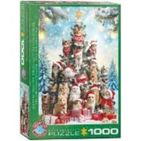 Eurographics 6000-6072 - Der Katzen-Weihnachtsbaum, Puzzle, 1.000 Teile von Eurographics
