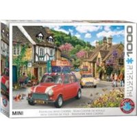 Eurographics 6000-6092 - Reisender Mini Cooper, Puzzle, 1.000 Teile von Eurographics