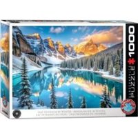 Eurographics 6000-6101 - Morraine-See im Winter, Puzzle, 1.000 Teile von Eurographics
