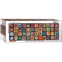 Eurographics 6010-5443 - Farbquadrat-Collage, Kandinsky, Panorama Puzzle - 1000 Teile von Eurographics