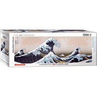 Eurographics 6010-5487 - Die große Welle von Kanagawa von Hokusai, Panorama Puzzle - 1000 Teile von Eurographics