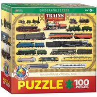 Eurographics 6100-0090 - Züge , Puzzle, 100 Teile von Eurographics