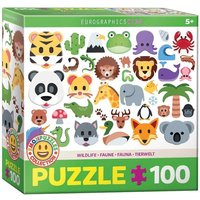 Eurographics 6100-5395 - Emojipuzzle-Wildtiere, Puzzle, 100 Teile Eurographics 6100-5395 - Emojipuzzle-Wildtiere, Puzzle, 100 Teile von Eurographics