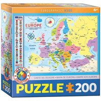 Eurographics 6200-5374 - Europakarte , Puzzle, 200 Teile Eurographics 6200-5374 - Europakarte , Puzzle, 200 Teile von Eurographics