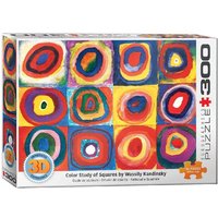 Eurographics 6331-1323 - Farbstudie der Quadrate von Wassily Kandinsky, Lenticular 3D-Puzzle, 300 XL-Teile von Eurographics