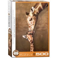 Eurographics 6500-0301 - Kuss der Giraffenmutter, Puzzle, 500 Teile von Eurographics
