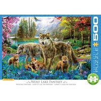 Eurographics 6500-5360 - Wolfsee Fantasie , Puzzle, 500 Teile von Eurographics