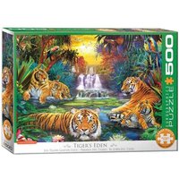 Eurographics 6500-5457 - Ein Garten Eden für Tiger, Puzzle, 500 Teile von Eurographics